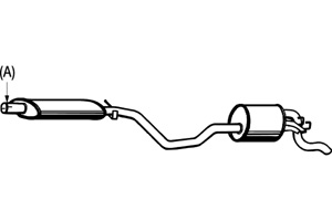 Rear muffler in the group  at  Professional Parts Sweden AB (P2193)