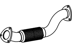 Intermediate pipe in the group  at  Professional Parts Sweden AB (P22006)