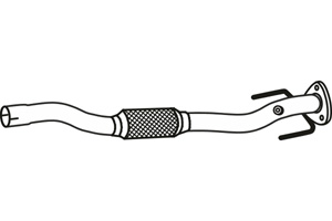 Front pipe i gruppen Tillflligt dolda artiklar hos  Professional Parts Sweden AB (P22011)