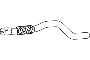 Intermediate pipe in the group  at  Professional Parts Sweden AB (P22017)
