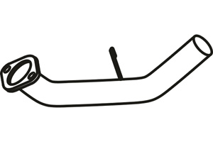 Front pipe in the group Exhaust parts / Exhaust muffler & kits at  Professional Parts Sweden AB (P22033)