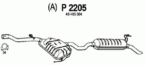 Rear muffler in the group  at  Professional Parts Sweden AB (P2205)