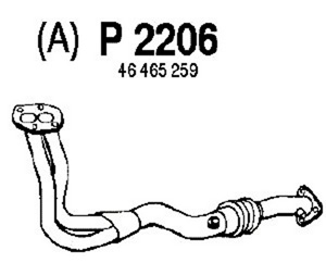 Front pipe in the group  at  Professional Parts Sweden AB (P2206)