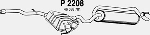 Rear muffler in the group  at  Professional Parts Sweden AB (P2208)