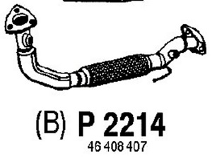Front pipe in the group  at  Professional Parts Sweden AB (P2214)