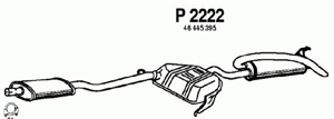 Rear muffler in the group  at  Professional Parts Sweden AB (P2222)