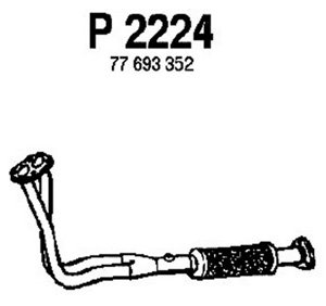 Front pipe in the group  at  Professional Parts Sweden AB (P2224)