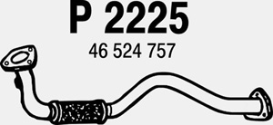 Front pipe i gruppen Tillflligt dolda artiklar hos  Professional Parts Sweden AB (P2225)