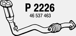 Front pipe i gruppen Tillflligt dolda artiklar hos  Professional Parts Sweden AB (P2226)