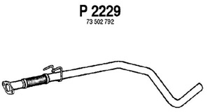 Intermediate muffler in the group  at  Professional Parts Sweden AB (P2229)