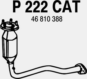 Catalytic converter in the group  at  Professional Parts Sweden AB (P222CAT)