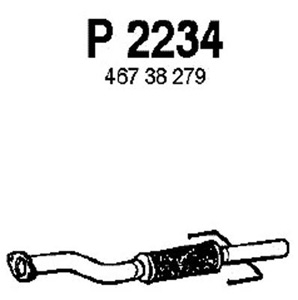 Intermediate pipe in the group  at  Professional Parts Sweden AB (P2234)