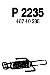 Intermediate pipe in the group  at  Professional Parts Sweden AB (P2235)