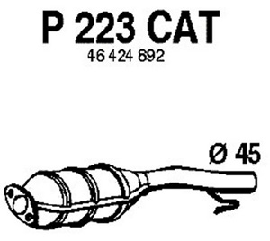 Catalytic converter in the group  at  Professional Parts Sweden AB (P223CAT)