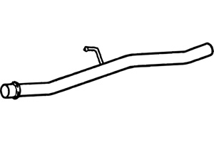 Intermediate pipe in the group  at  Professional Parts Sweden AB (P2243)