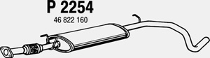Intermediate muffler in the group  at  Professional Parts Sweden AB (P2254)