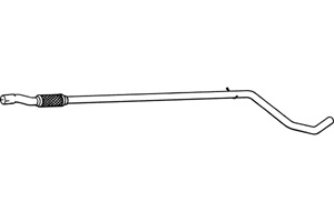 Intermediate pipe in the group  at  Professional Parts Sweden AB (P2257)