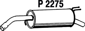 Rear muffler i gruppen Tillflligt dolda artiklar hos  Professional Parts Sweden AB (P2275)
