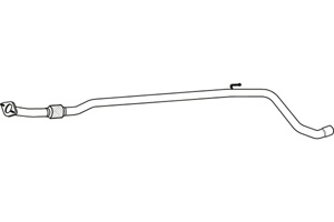 Intermediate pipe in the group  at  Professional Parts Sweden AB (P2278)