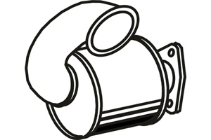 Catalytic converter i gruppen Tillflligt dolda artiklar hos  Professional Parts Sweden AB (P227DCAT)
