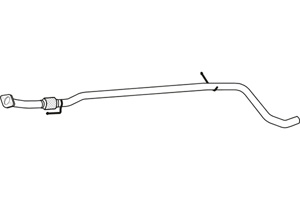 Intermediate pipe in the group  at  Professional Parts Sweden AB (P2281)