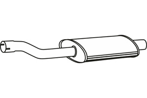 Intermediate muffler in the group  at  Professional Parts Sweden AB (P2289)