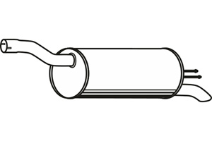 Rear muffler in the group  at  Professional Parts Sweden AB (P2293)