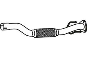 Front pipe i gruppen Tillflligt dolda artiklar hos  Professional Parts Sweden AB (P2298)