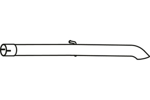 Rear pipe in the group  at  Professional Parts Sweden AB (P23003)