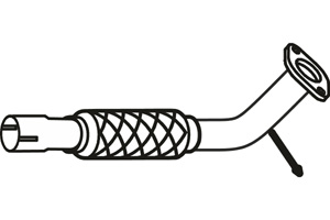 Front pipe in the group Exhaust parts / Exhaust muffler & kits at  Professional Parts Sweden AB (P23006)