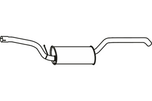 Rear muffler in the group  at  Professional Parts Sweden AB (P23013)