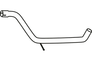 Intermediate pipe in the group  at  Professional Parts Sweden AB (P23027)