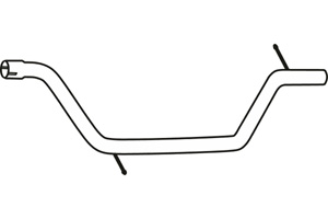 Intermediate pipe in the group  at  Professional Parts Sweden AB (P23041)