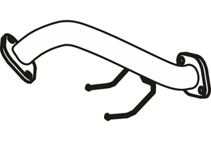 Front pipe in the group  at  Professional Parts Sweden AB (P23047)
