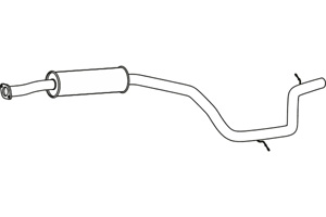 Intermediate muffler in the group Exhaust parts / Exhaust muffler & kits at  Professional Parts Sweden AB (P23049)