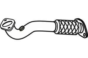 Front pipe in the group  at  Professional Parts Sweden AB (P23057)