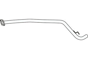 Intermediate pipe in the group  at  Professional Parts Sweden AB (P23072)