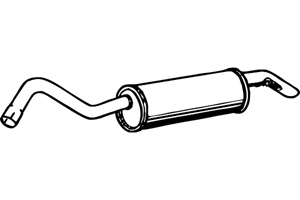 Rear muffler in the group  at  Professional Parts Sweden AB (P2311)
