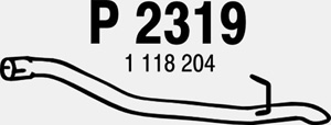 Rear pipe in the group  at  Professional Parts Sweden AB (P2319)