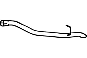 Rear pipe in the group  at  Professional Parts Sweden AB (P2323)