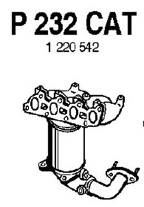 Catalytic converter in the group  at  Professional Parts Sweden AB (P232CAT)