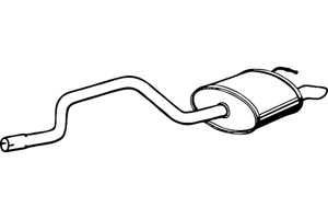 Rear muffler in the group  at  Professional Parts Sweden AB (P2348)