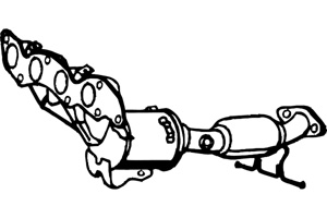 Catalytic converter in the group  at  Professional Parts Sweden AB (P234CAT)