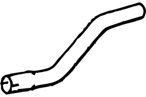 Intermediate pipe in the group  at  Professional Parts Sweden AB (P2354)