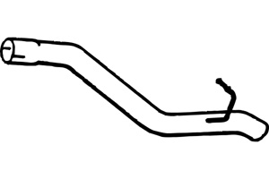 Rear pipe in the group  at  Professional Parts Sweden AB (P2358)
