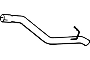 Rear pipe in the group  at  Professional Parts Sweden AB (P2359)