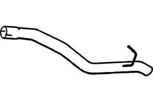 Rear pipe in the group  at  Professional Parts Sweden AB (P2360)