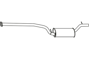 Intermediate muffler in the group  at  Professional Parts Sweden AB (P2385)