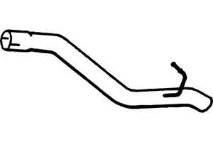 Rear pipe i gruppen Tillflligt dolda artiklar hos  Professional Parts Sweden AB (P2386)