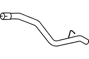 Rear pipe in the group  at  Professional Parts Sweden AB (P2388)